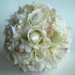 Real Touch Bridal Bouquet In Ivory