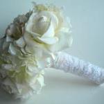 Real Touch Bridal Bouquet In Ivory